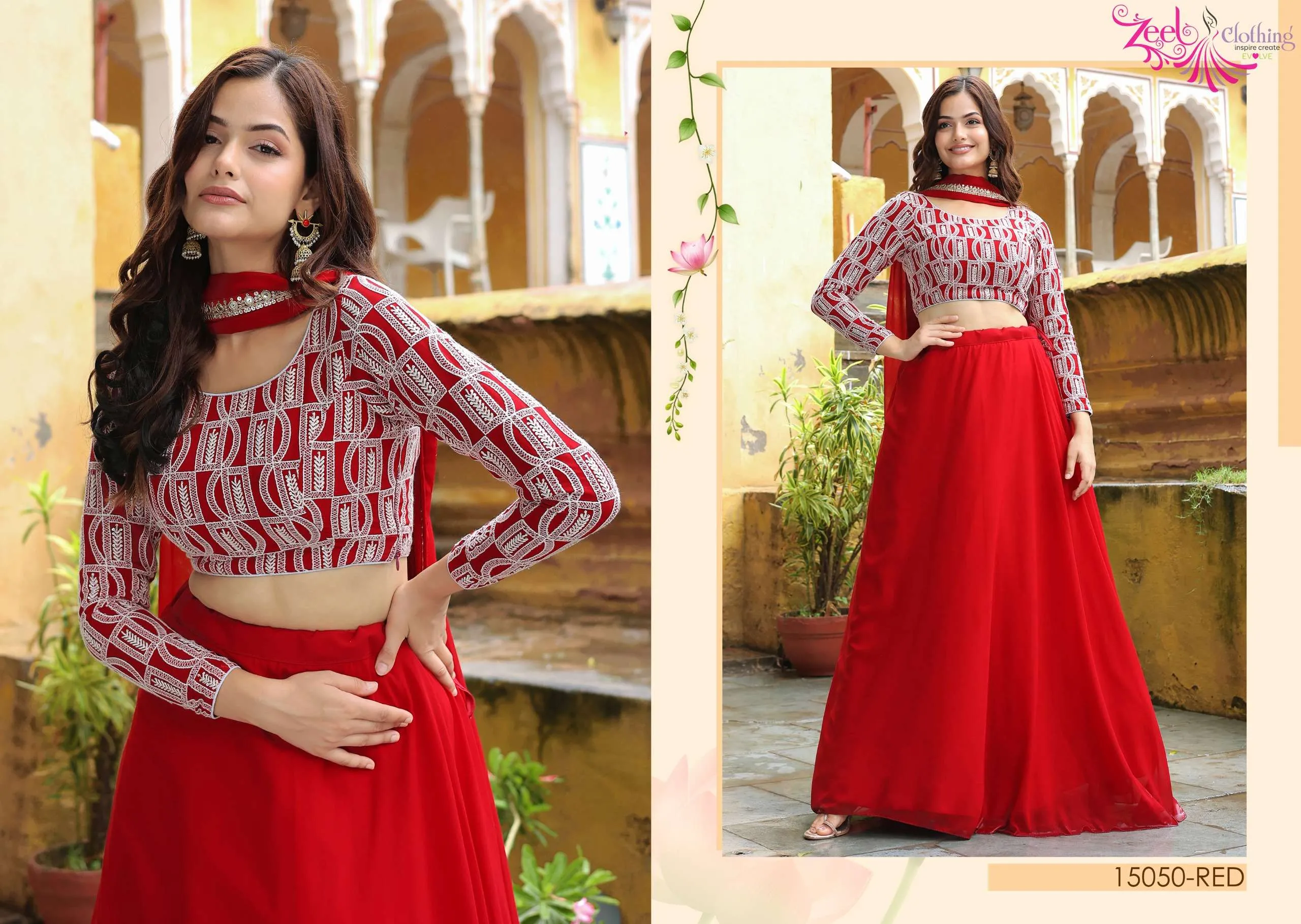 Zeel Clothing Lehenga Choli Vol 29 Semi Stitched Suits