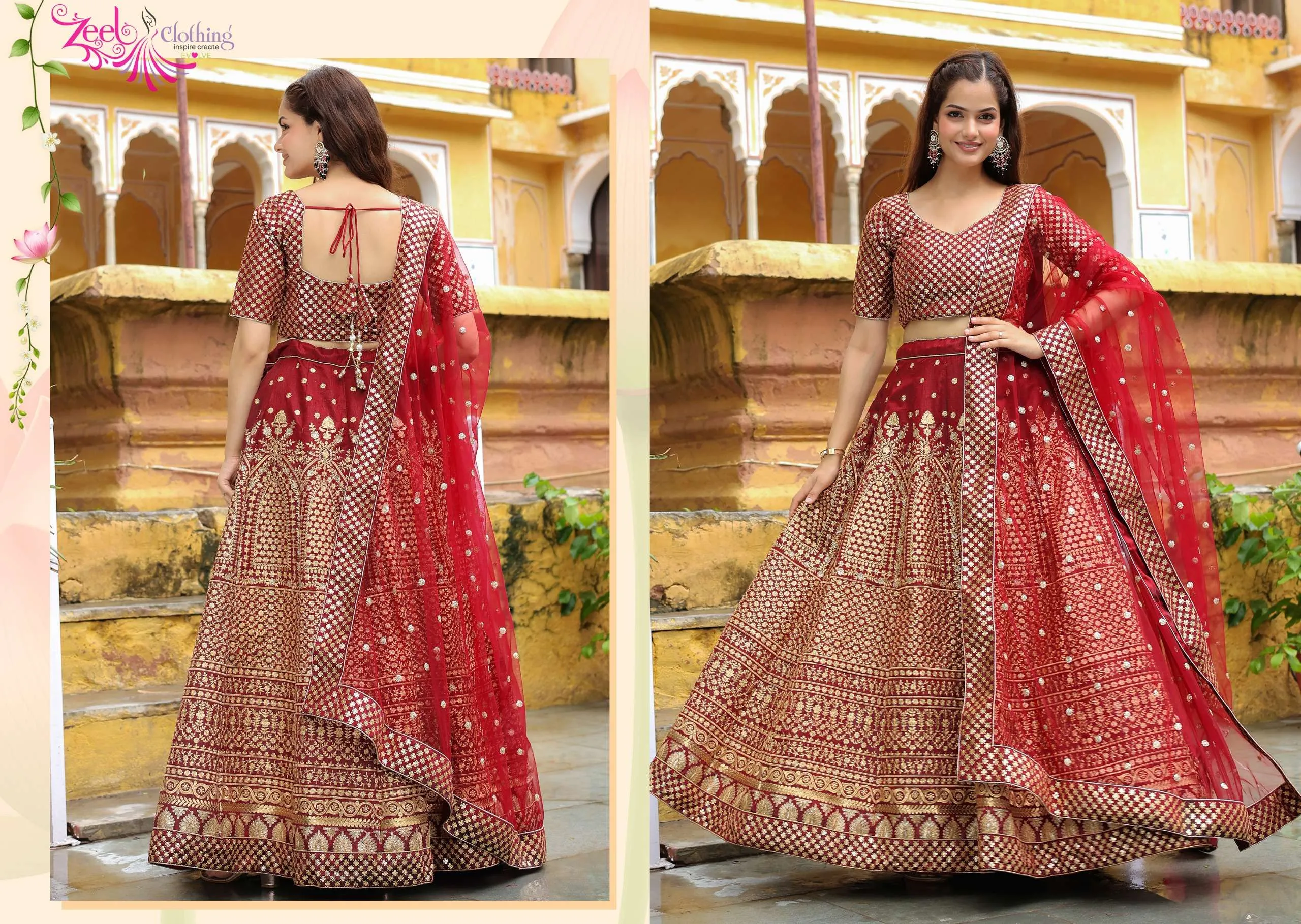 Zeel Clothing Lehenga Choli Vol 29 Semi Stitched Suits