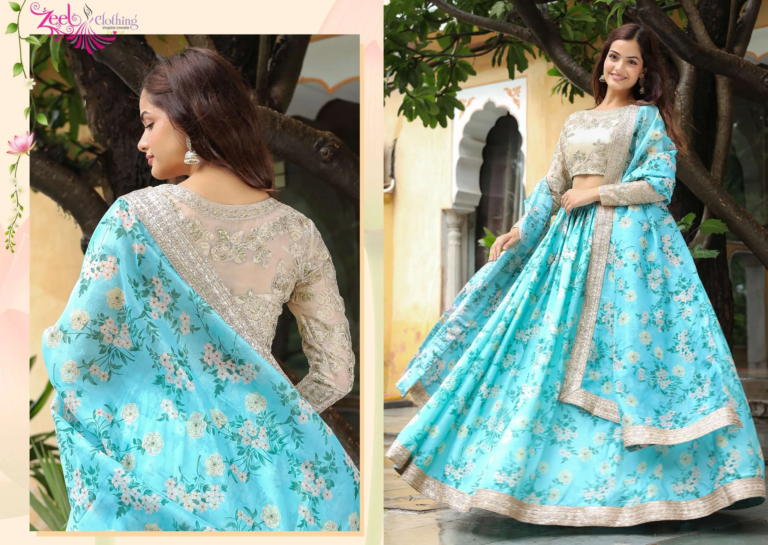 Zeel Clothing Lehenga Choli Vol 29 Semi Stitched Suits