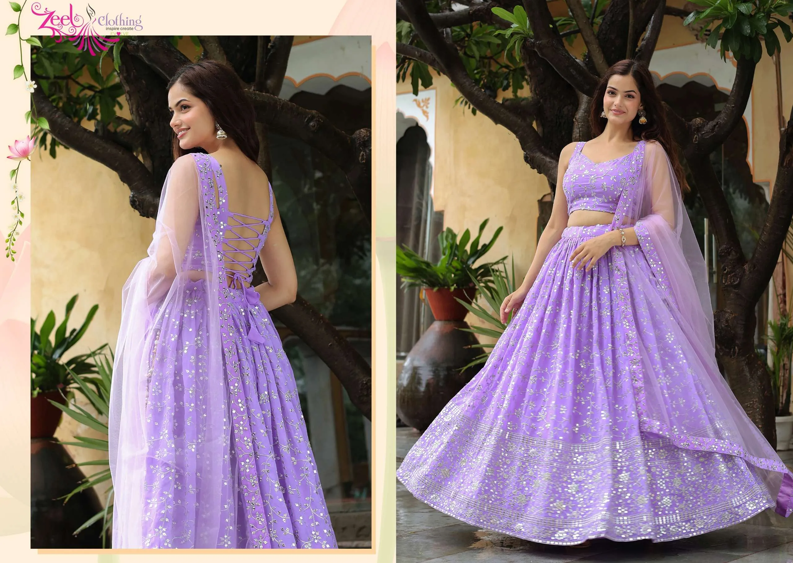 Zeel Clothing Lehenga Choli Vol 29 Semi Stitched Suits