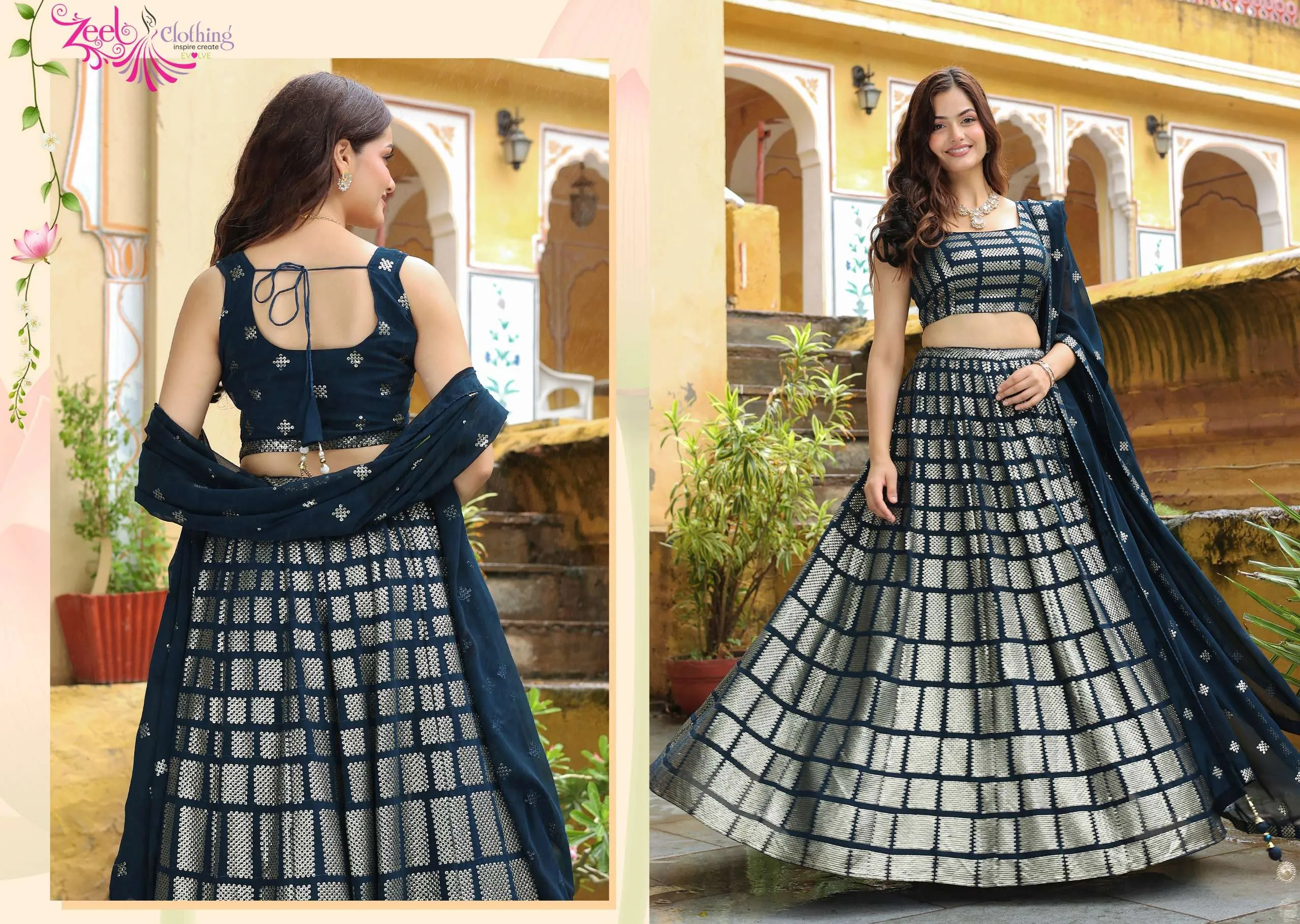 Zeel Clothing Lehenga Choli Vol 29 Semi Stitched Suits