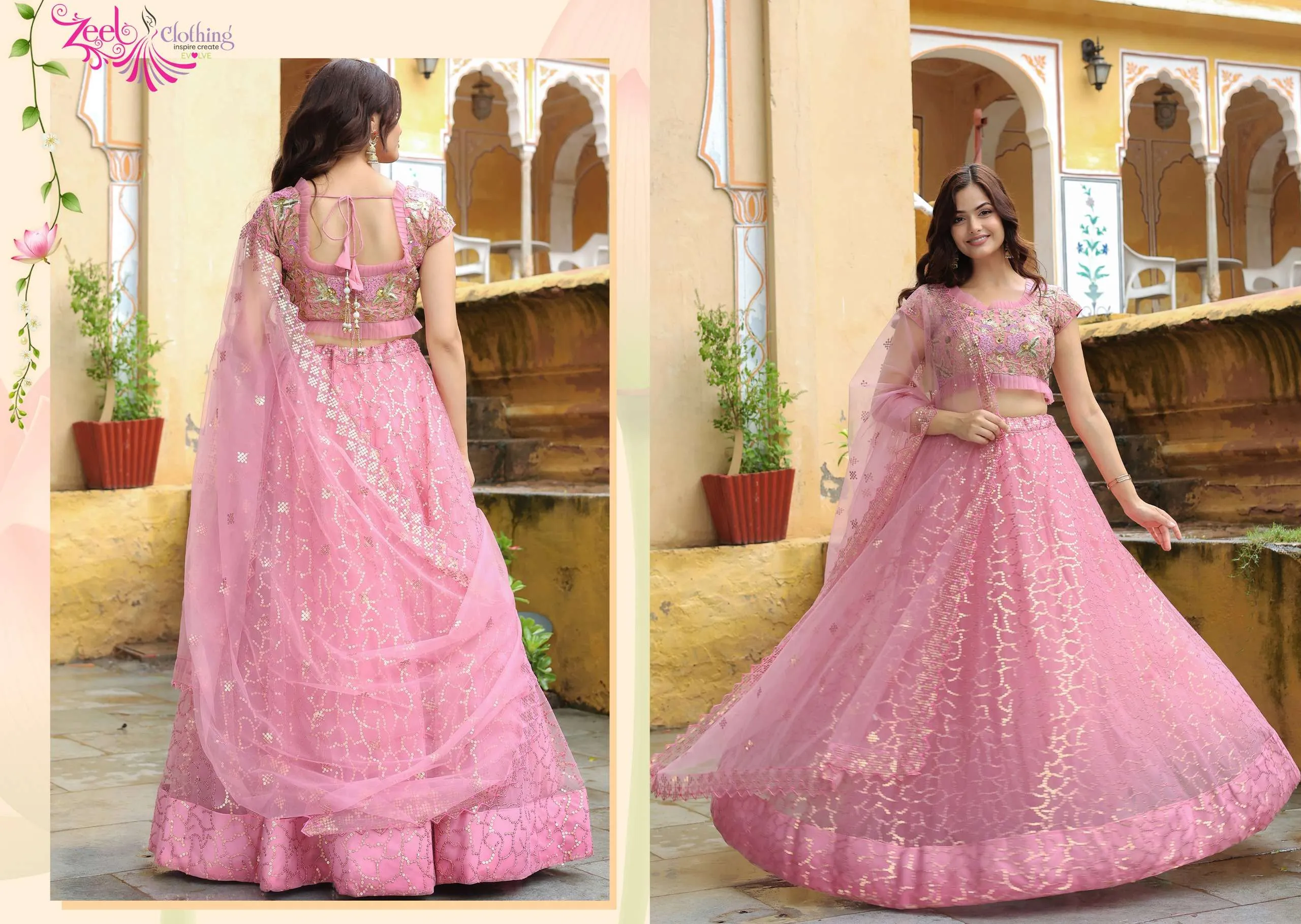 Zeel Clothing Lehenga Choli Vol 29 Semi Stitched Suits