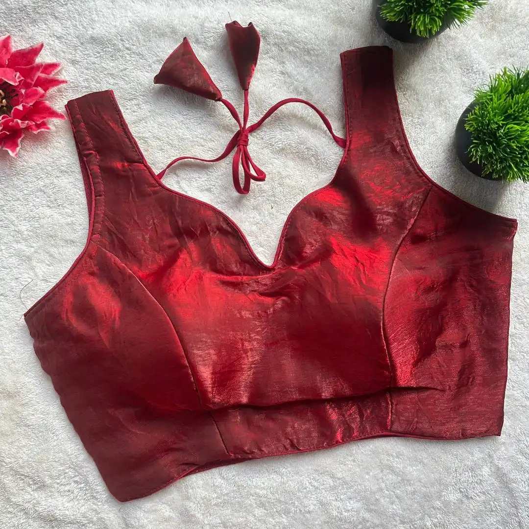 Ruhi Vol 186 Zari Weaving Two Tone Party Wear Blouse Wholesale