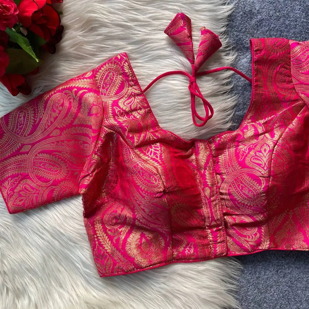 Ruhi Vol 188 Golden Zari Work Wedding Blouse Wholesale