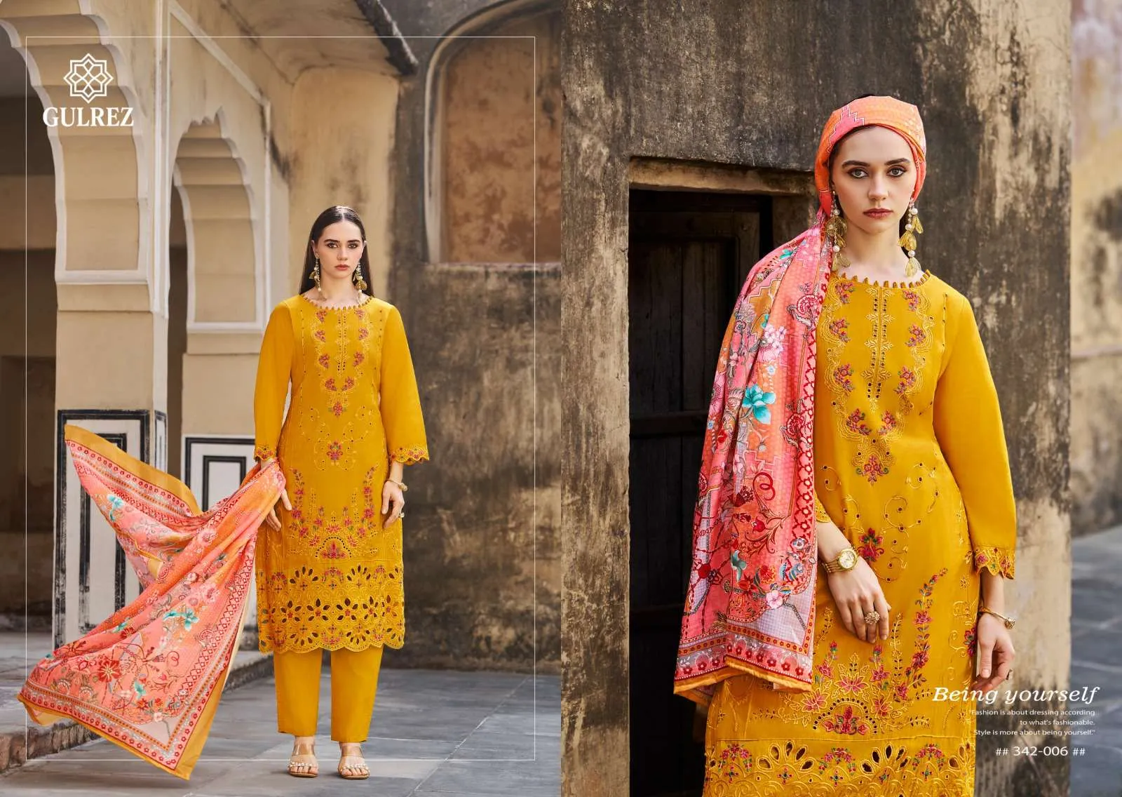 Belliza Designer Studio Ombre Nooria Readymade Suits