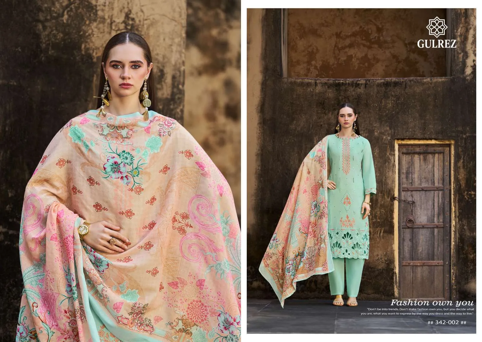 Belliza Designer Studio Ombre Nooria Readymade Suits