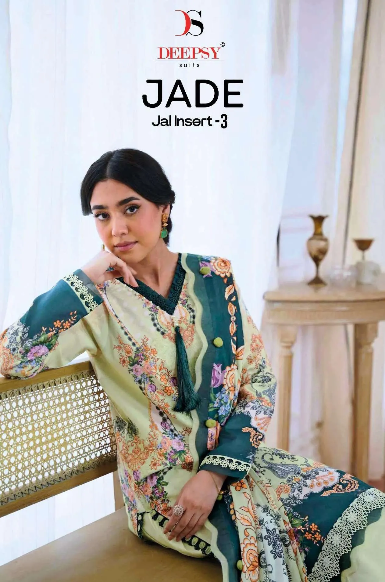 Deepsy Suits Jade Jal Insert Vol 3 Pakistani Suits