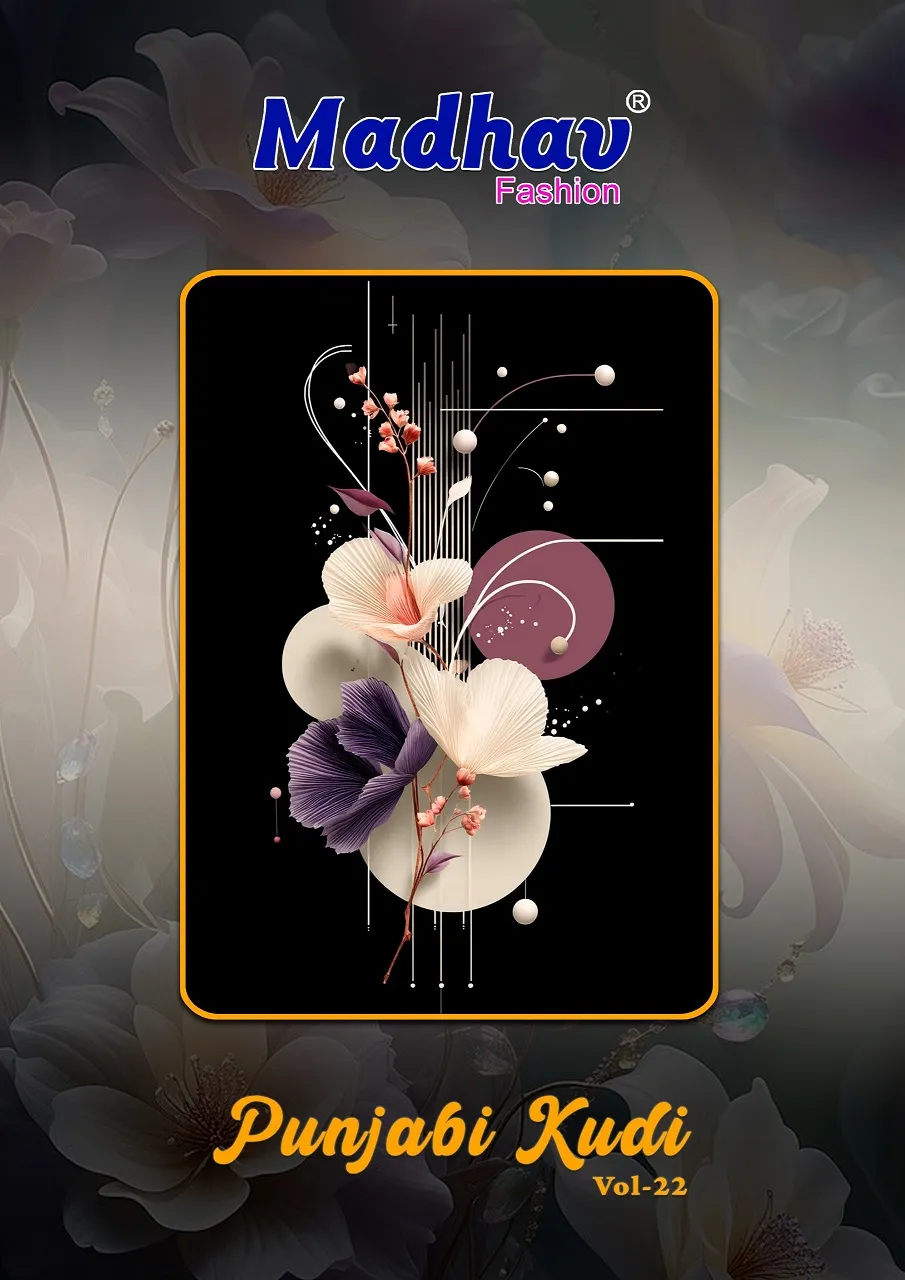 Madhav Punjabi Kudi Vol 22 Unstitched Suits