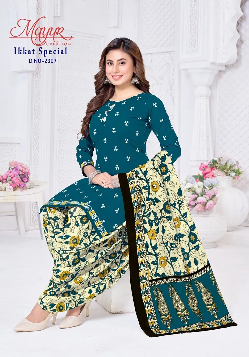 Mayur Ikkat Vol 23 Unstitched Suits