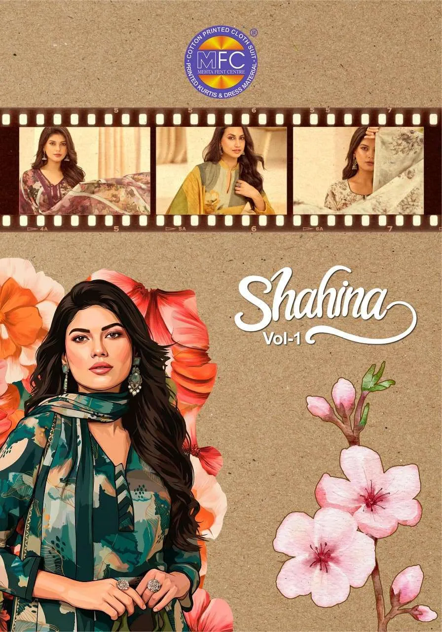Mfc Shahina Vol 1 Unstitched Suits