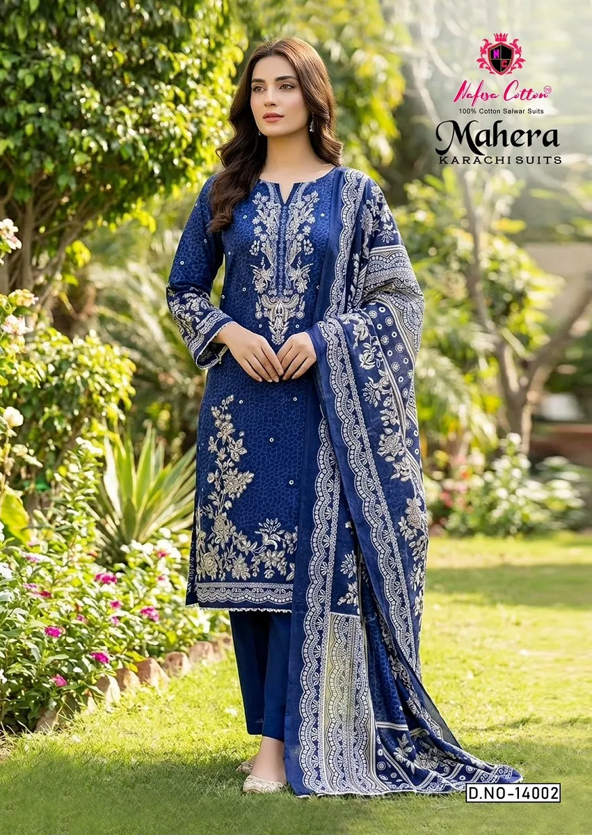 Nafisa Mahera Vol 14 Unstitched Suits