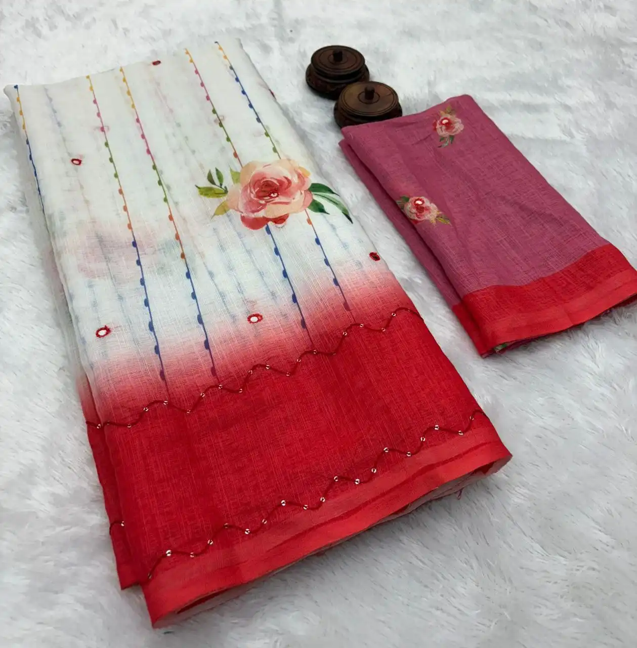 J2 Vol 103 Floral Printed Padding Saree Wholesale Market Surat