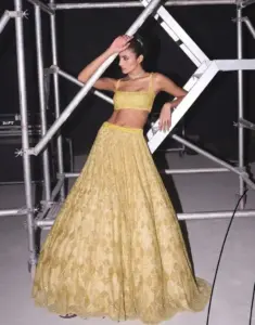 HCR 1117 Heavy Work Lehenga Choli For Haldi Function