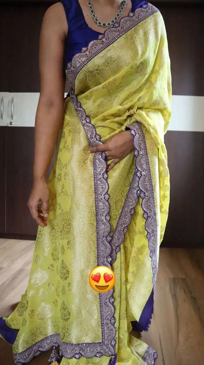 WMS Vol 164 Zari Waving With Designer Border Party Wear Saree