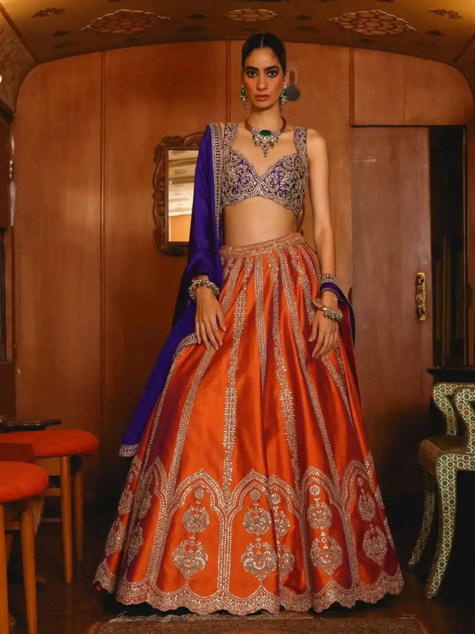 HCR 1120 Silk Heavy Work Wedding Lehenga Choli Collection