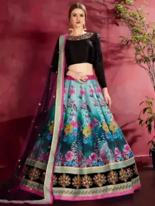 Zeel 7505 Designer Floral Printed Lehenga Choli Collection