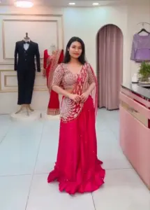 Madhuri 248 Heavy Work Party Wear Half Lehenga Saree