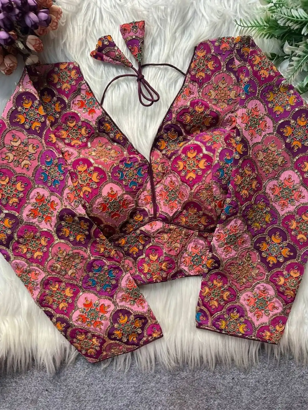 Mrunal Vol 107 Position Printed Designer Readymade Blouse