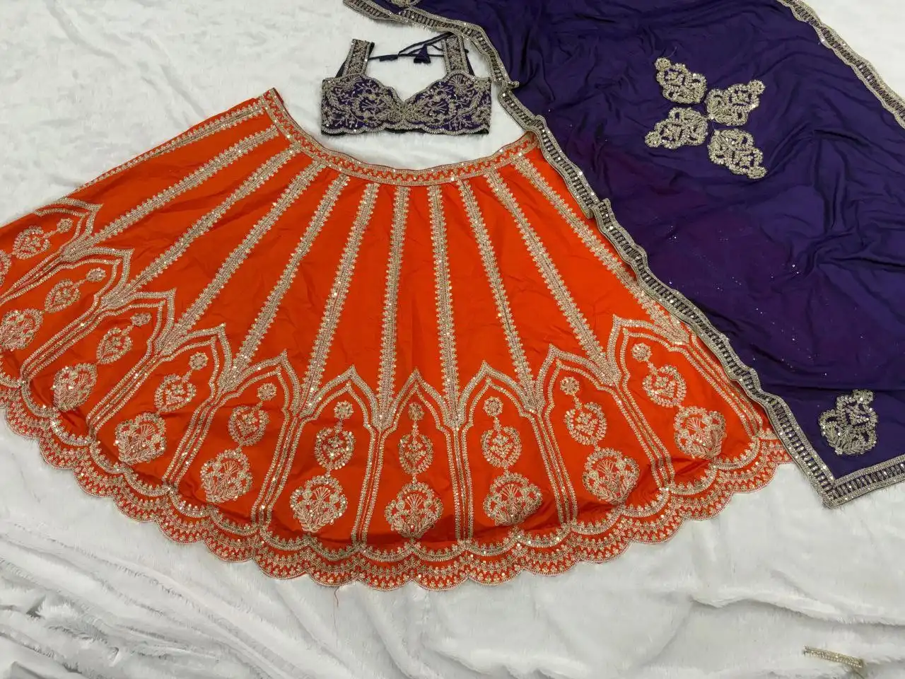 HCR 1120 Silk Heavy Work Wedding Lehenga Choli Collection