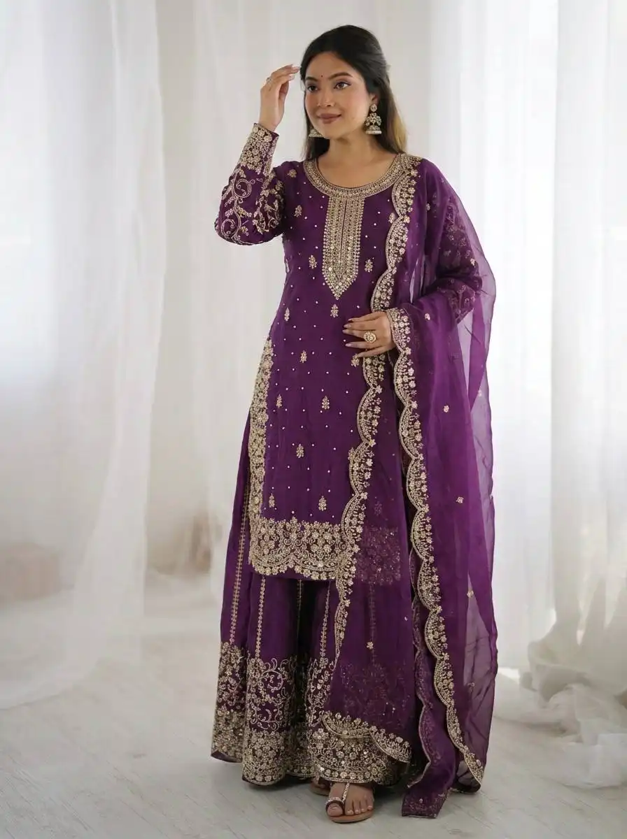 Sabina 3167 Designer Kurti Palazzo With Dupatta Wedding Collection