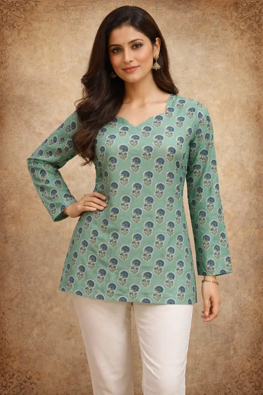 Aawiya Vol 07 Heavy Maslin Digital Printed Short Top Wholesale