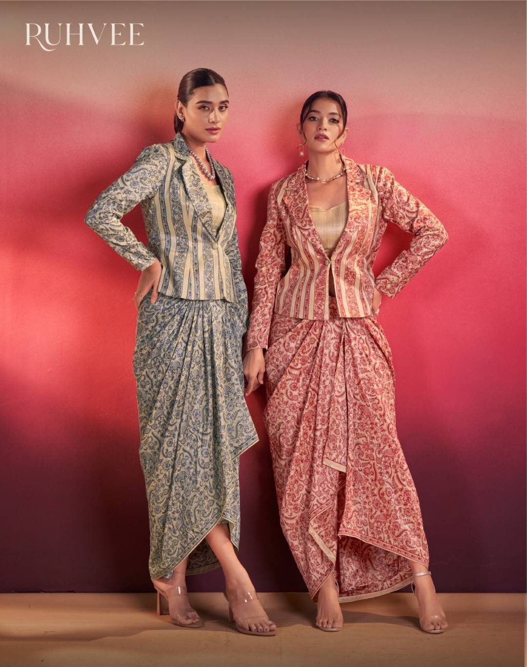 WMN 1316 Printed Latest Indo Western Dress Collection