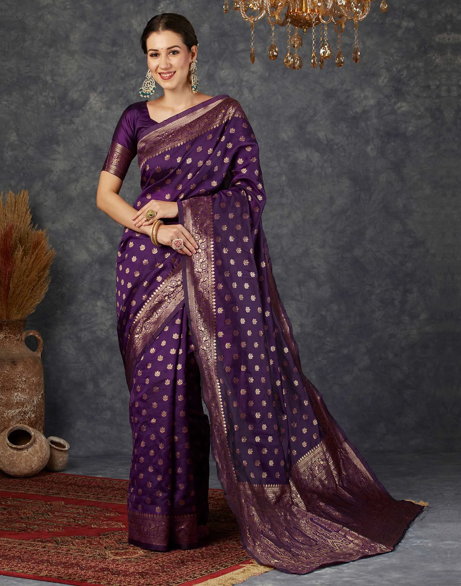 Sm Pari 122 Leem Silk Woven Work Festival Saree Collection Sarees